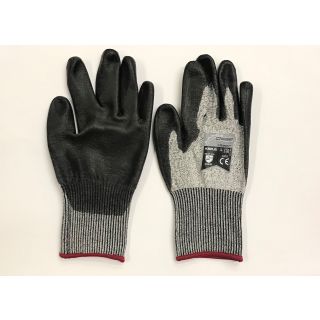 PU COATED CUT RESISTANT LEVEL 5 GLOVE LARGE