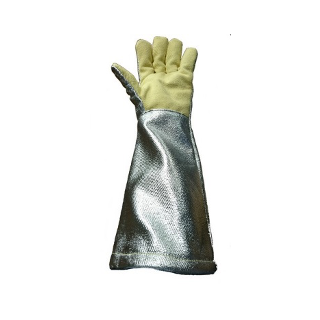 F PARA-ARAMID GLOVE ALUMINISIED OVERSLEEVE