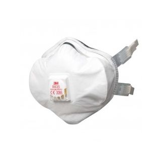3M FACE MASKS FFP3D VALVED MOULDED (5 PER BOX)