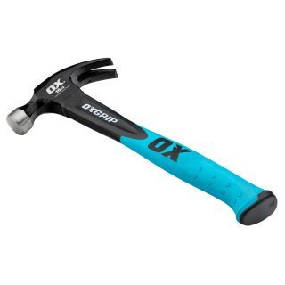 OX Trade Fibreglass Handle 16oz, Claw Hammer
