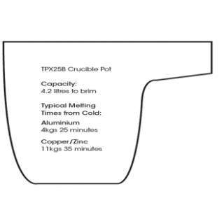 TPX25B CRUCIBLE