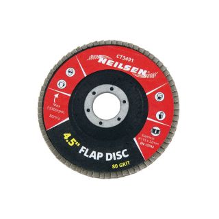 Neilsen 4.5" Flap Disk 80 Grit