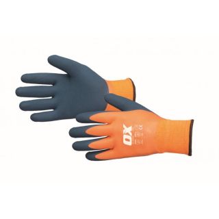 OX Waterproof Latex Gloves Size 9 / Large