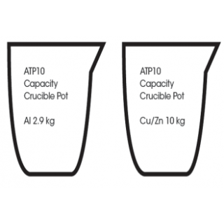 ATP10 CRUCIBLE POT & LID