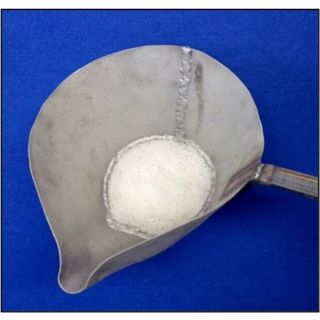FOUNDRY STAINLESS STEEL PEAR SHAPED LADLE